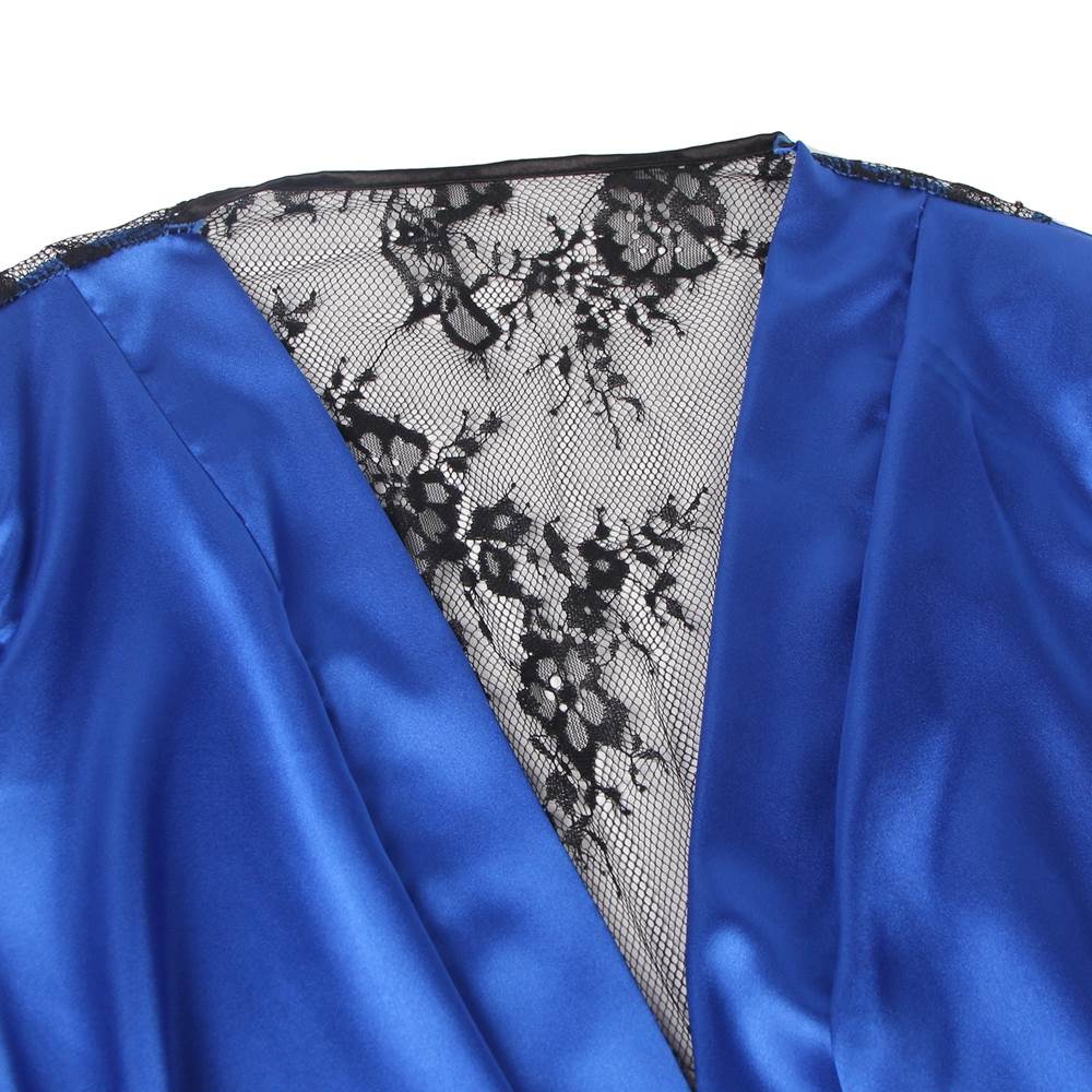 Silk See-through Lace  Sexy Sleepwear With Thong