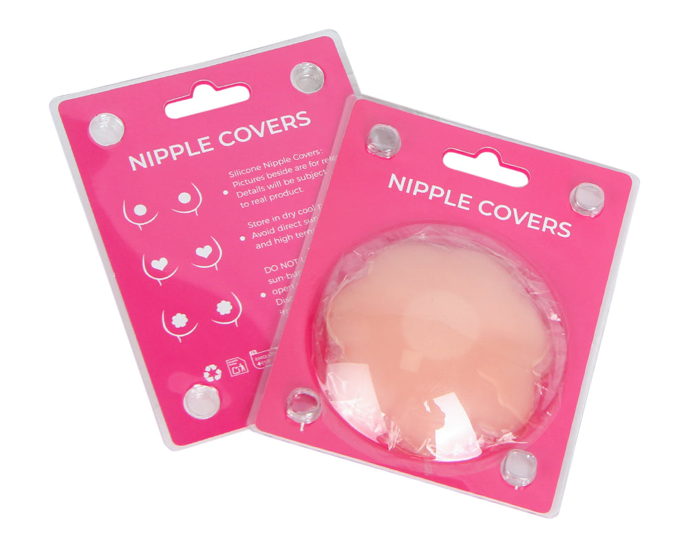 Skin Colored Flower Invisible Silicone Nipple Pasties