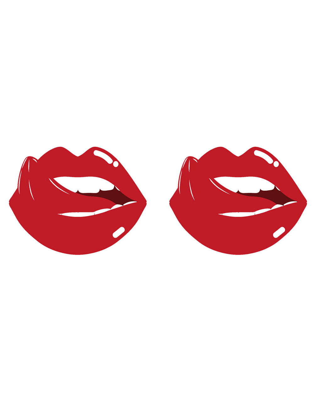 Sexy Red Lips Nipple Cover