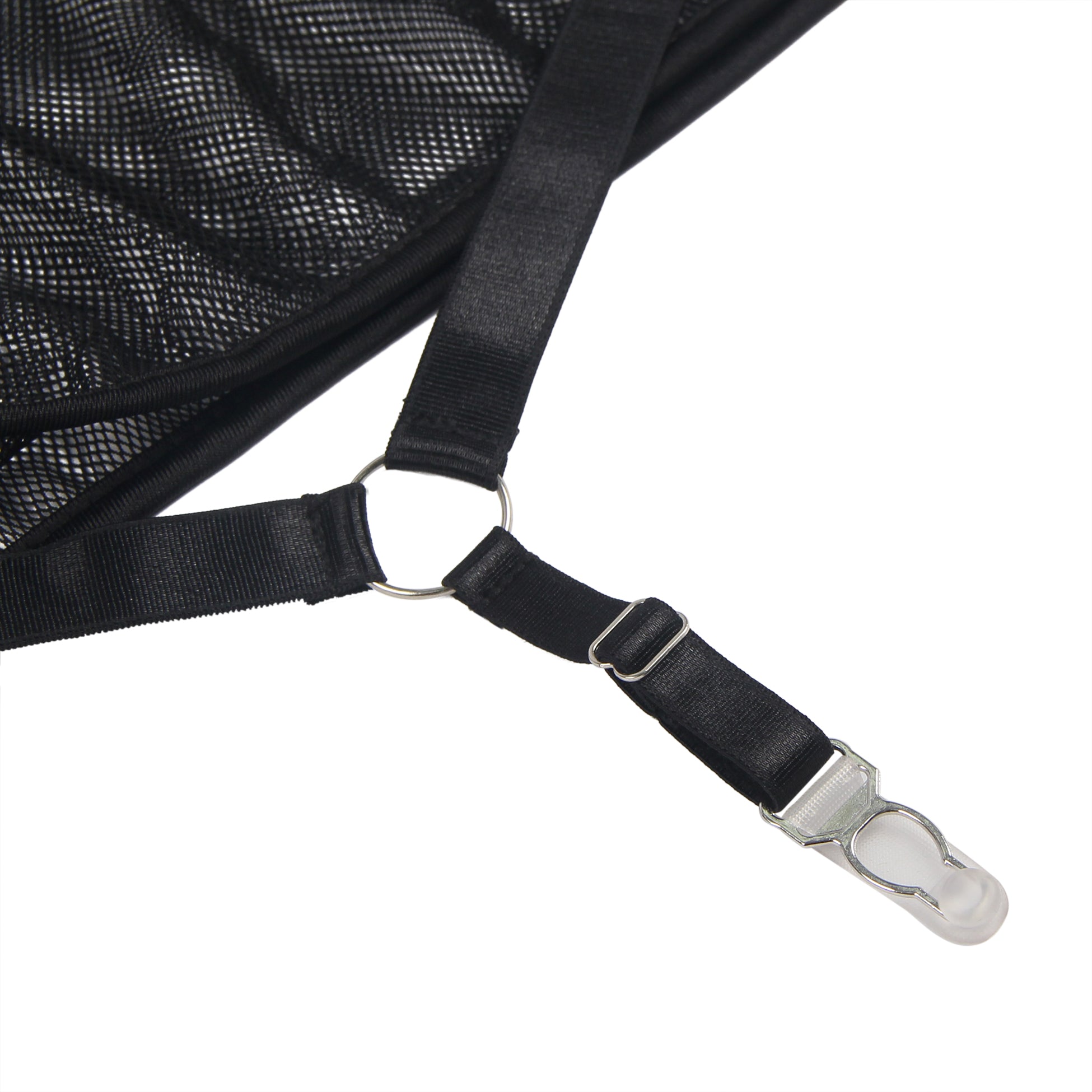 Black Halter Neck Mesh Bondage Sexy Garter Lingerie