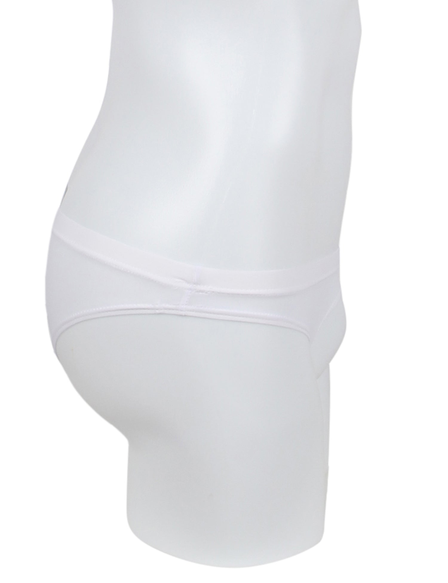 White Sexy Hollow-Cut Ice Silk Men's Brief