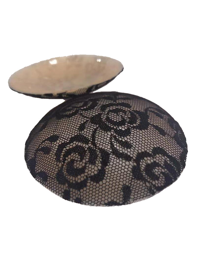 Black Silicone Lace Nipple Covers