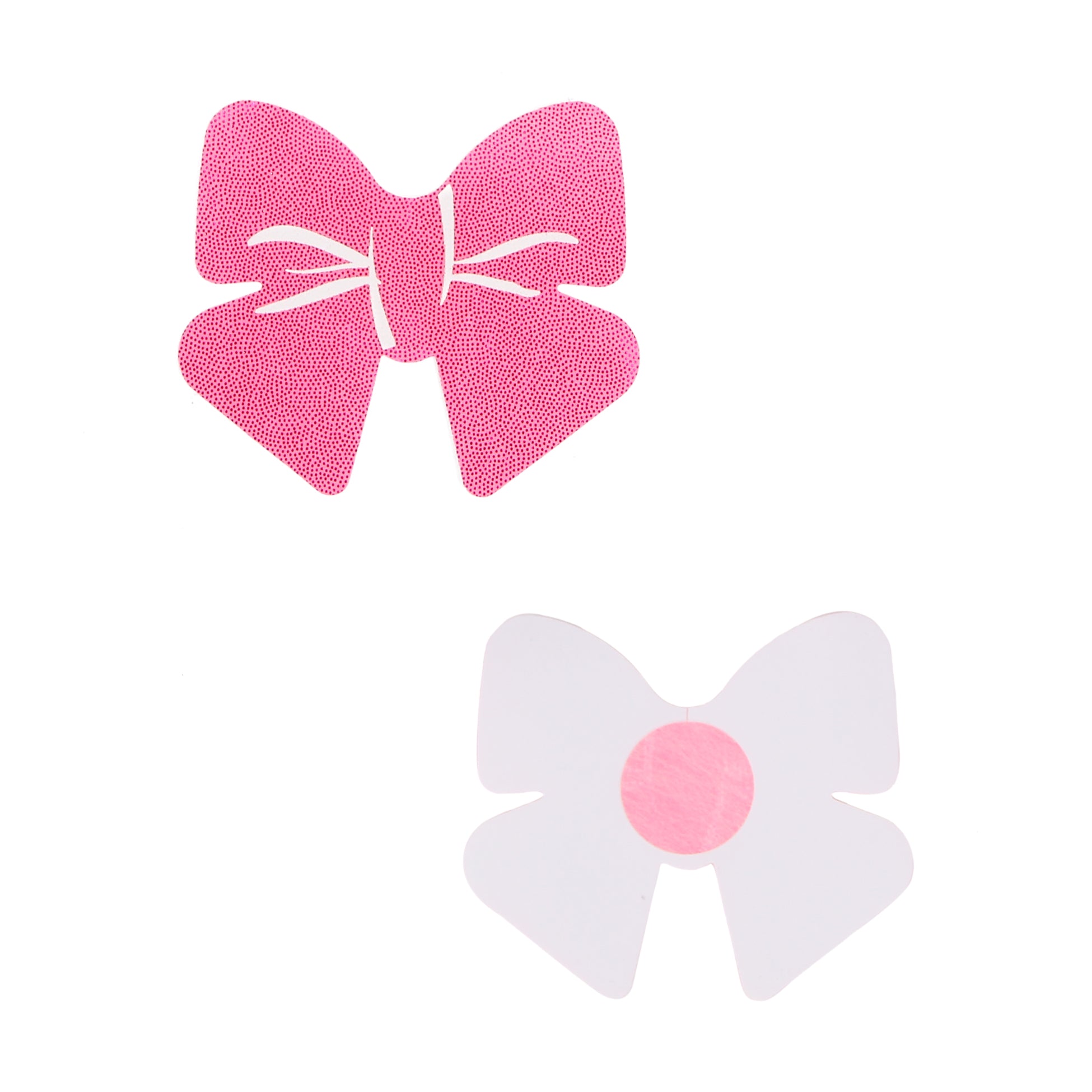 Rose Polka Dot Bow Nipple Covers