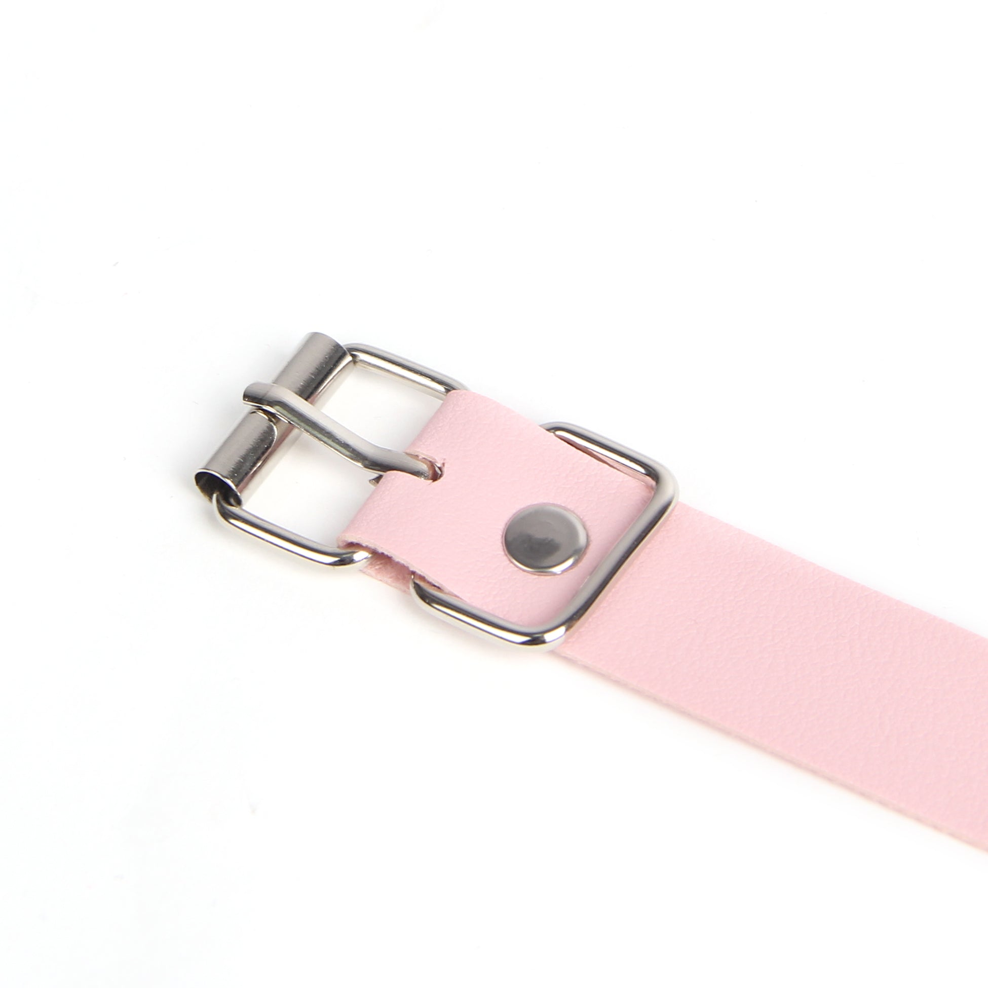 Pink leather BDSM Breathable Mouth Gag