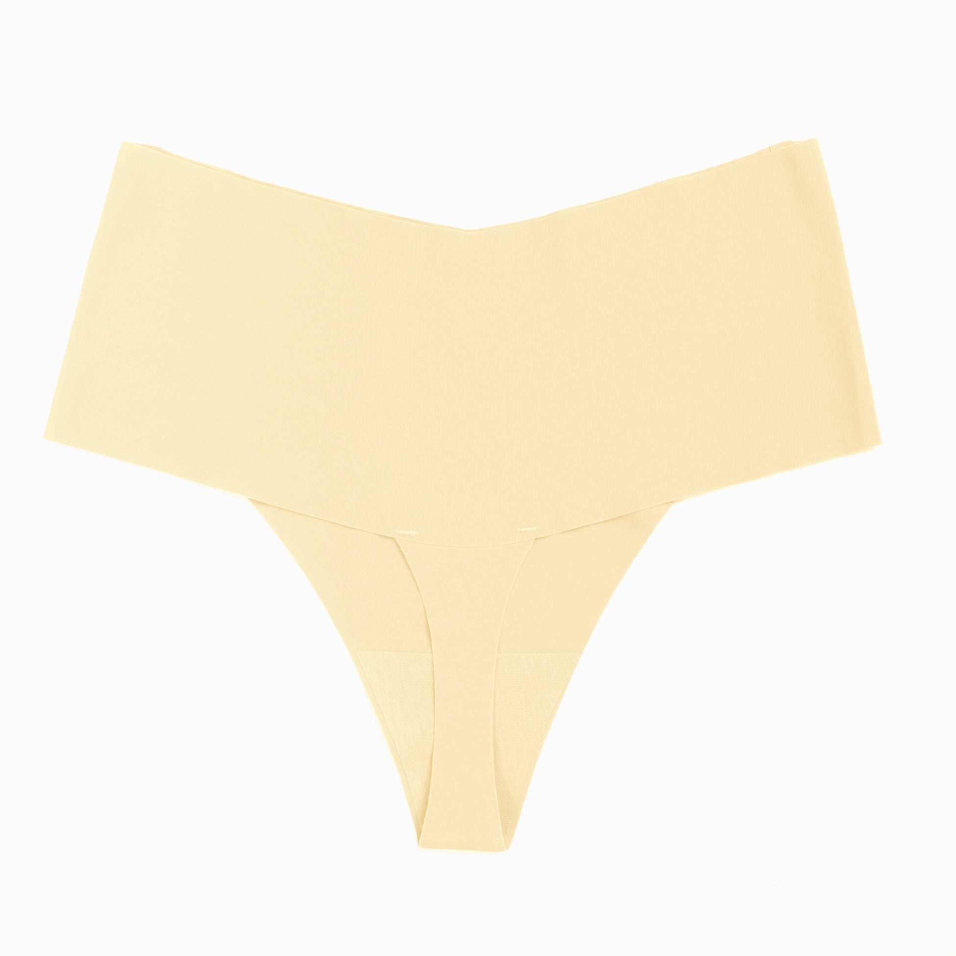 Nude Sexy Ice Silk High Waist Seamless Panty
