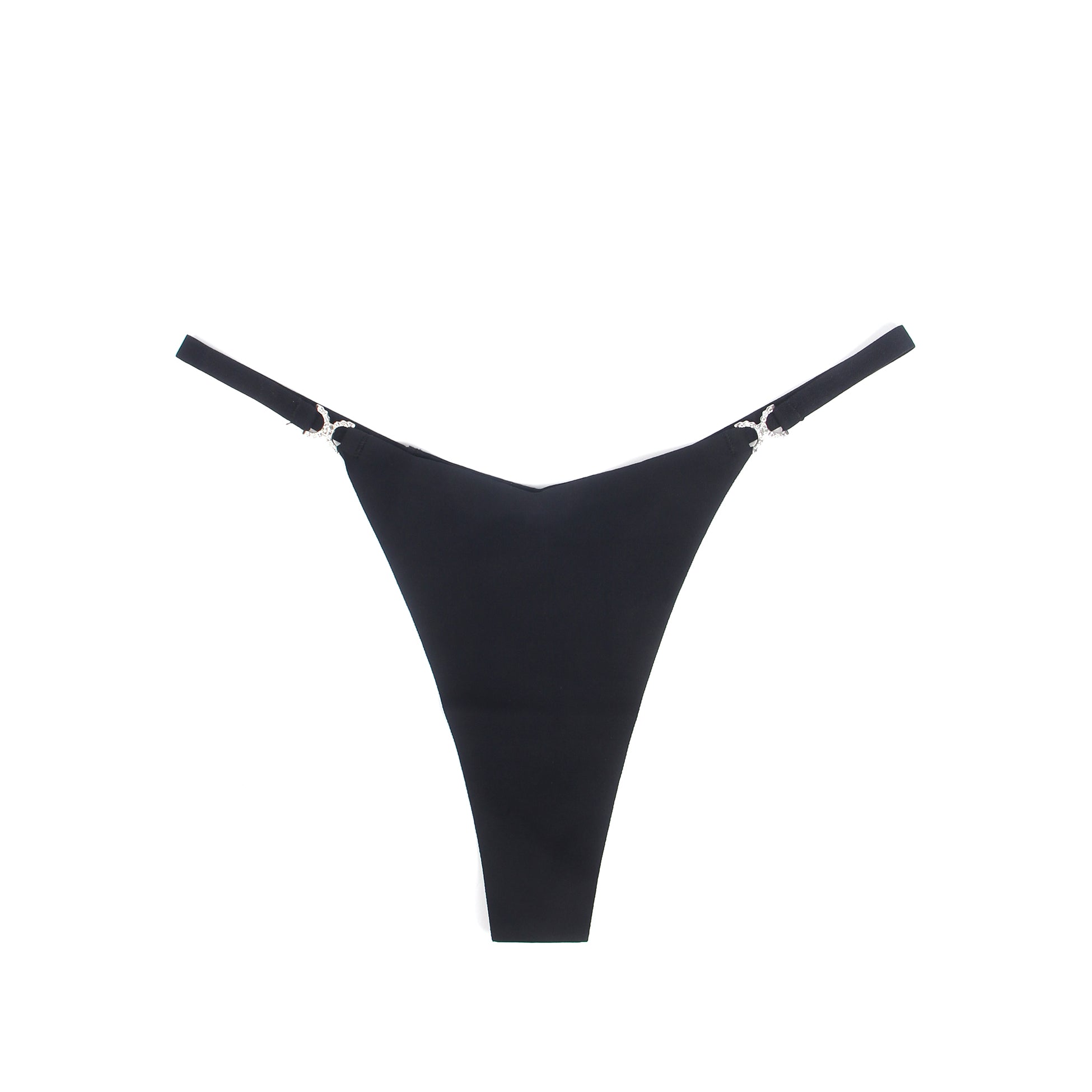 Black Sexy Swimsuit Cloth Rhinestone Seamless Panty